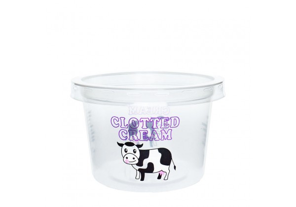 8oz (226g) PRINTED CLOTTED CREAM POT - 97MM